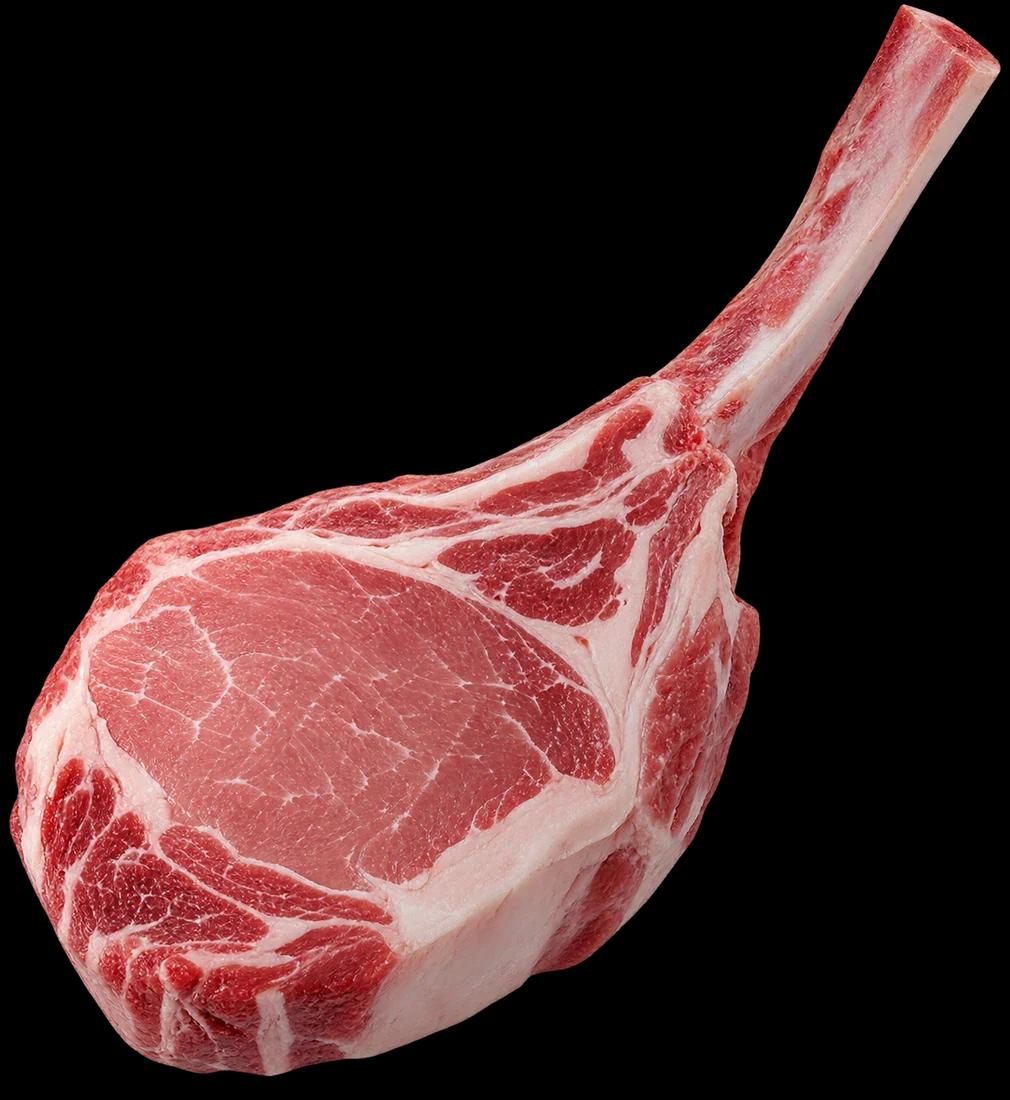 Tomahawk de cerdo